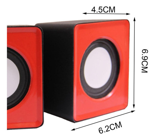 Mini De Altavoces Portátil Para Pc Y Portátiles Con
