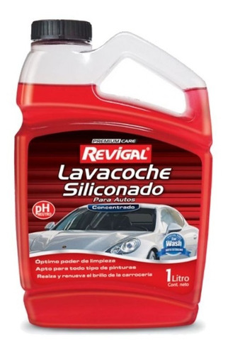 Shampoo Lavacoche Siliconado Concentrado 1000cc Revigal