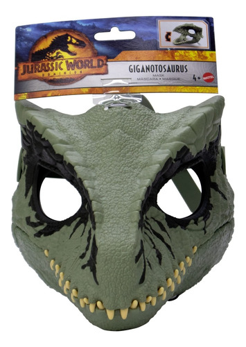 Jurassic World Máscara Dinosaurio Gigantosaurio Mattel 