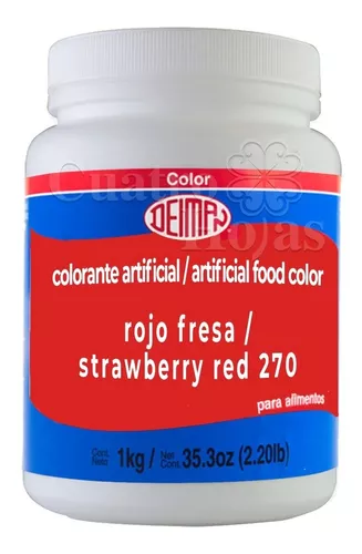 Colorante Alimentario Fresa Rojo/Rojo Fresa 270. Polvo/Polvo (2.2 lb)