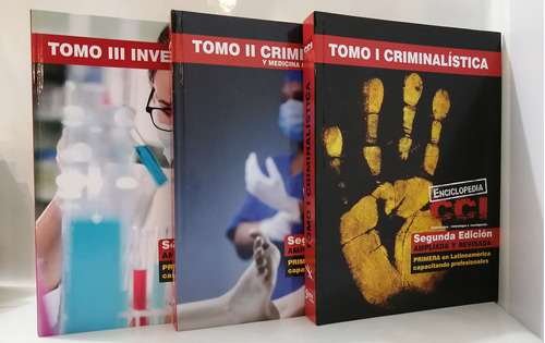 Criminología Criminalística  E Investigacion 3 Tomos 