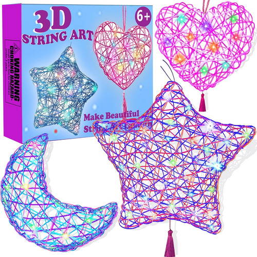 Beilunt 3d String Art Kit: Manualidades Para Niñas 8 A 12