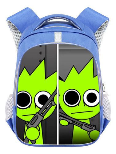 Ff Mochila Escolar Sprunki Plush Rhythm Box For Estudiantes