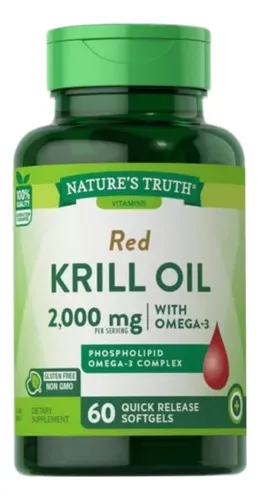 Krill Oil Omega 3 / 2.000 Mg - 60 Cap. Softgel / Agronewen