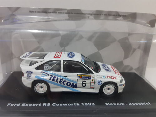Ford Escort Rs Cosworth 1993 Colección Rally Menem 1/43