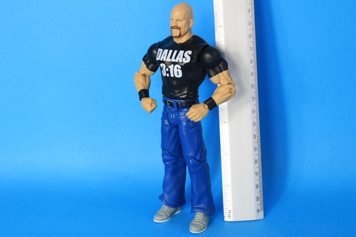 Stone Cold Wrestlemania Figura Mattel Wwe 2016 (Usado)