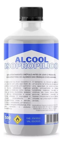 Álcool Isopropílico 99,8% 1 Lt Limpeza De Placa E Eletrônico