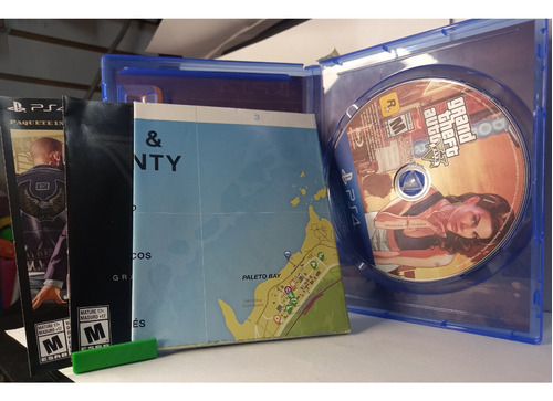 Grand Theft Auto V  Premium Edition Con Mapa Games Ps4