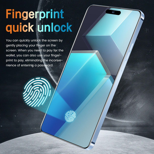 2025 Ultimas Ofertas Celulares Dual Sim Genérica I15 Pro Max 512gb/16gb Ram Soporta 5g Wifi Android 13 Smartphone Desbloquea Batería De Larga Duración Azul