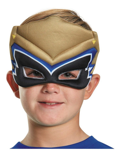 Máscara Para Niño Ranger Dorado Dino Halloween 