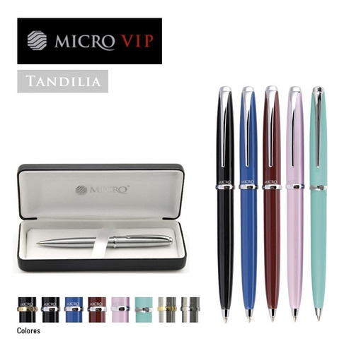 Boligrafo Tandilia Micro Vip