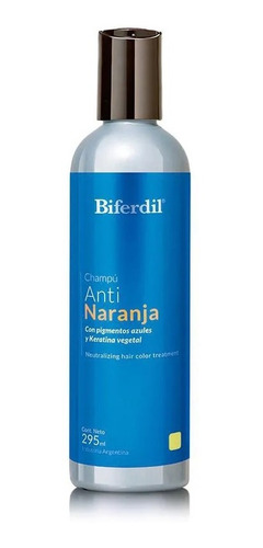 Shampoo Anti Naranja Biferdil Neutraliza Tonos Anaranjados