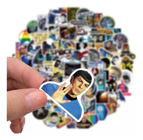 Stickers Autoadhesivos - Star Trek (50 Unidades)