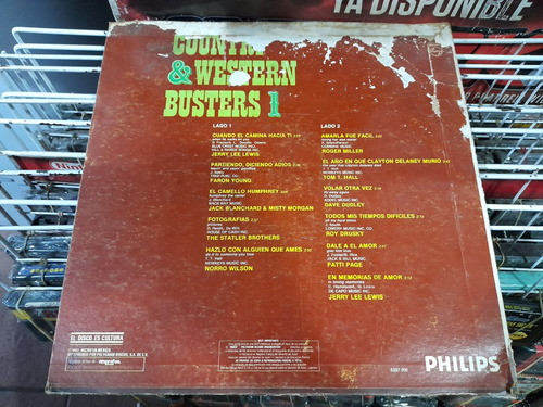 Lp Country And Western Busters En Acetato,long Play (Usado)