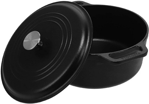 Olla Hierro Fundido Victoria 26 Cm Tapa Hierro 5.7 Litros