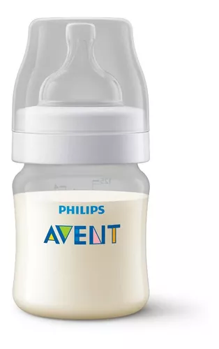 Biberón Philips Avent Natural Deco Anticólico 4oz Scf810/00 Color Blanco