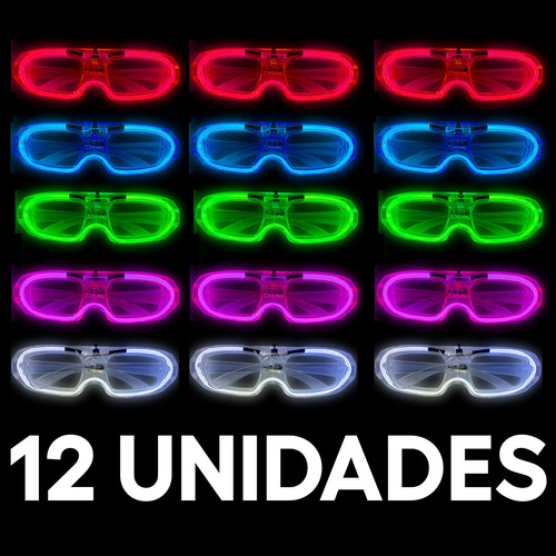 Lentes Led Pro Fiestas Hora Loca Cotillón