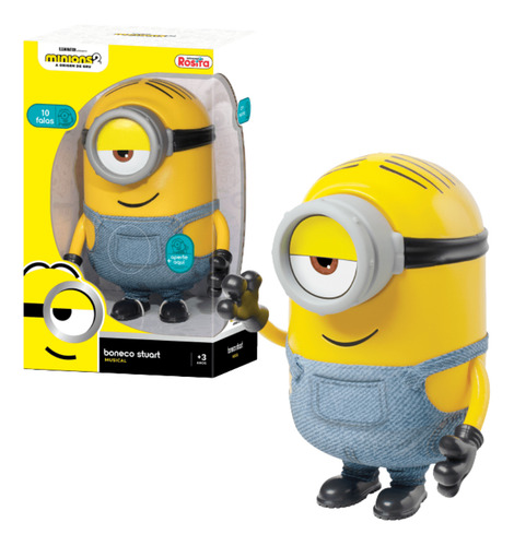 Minions Meu Malvado Favorito Boneco Fala 10 Frases - Rosita
