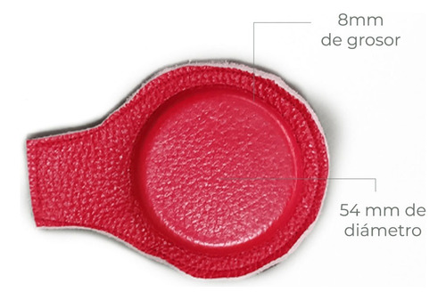Par Imanes Neodimio 54x8 Mm Forrados Para Biomagnetismo