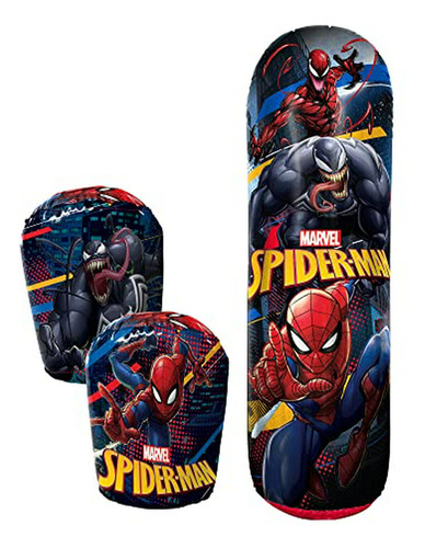 Bolsa De Golpeo Inflable Spiderman Hedstrom, 36 Pulgadas