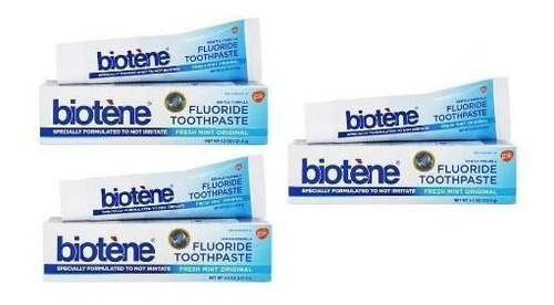 3 Biotene Creme Dental Fresh Mint Com 121 Gramas Cada