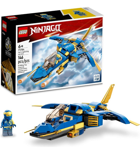 Kit De Construcción Lego Ninjago Jet Del Rayo Evo Jay 71784