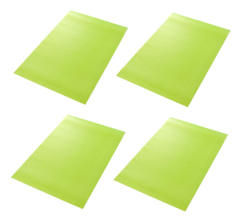 Mats De Refrigerador De 4 Piezas De Refrigerador Verde