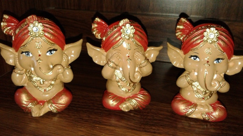 Figuras Trio De Ganeshas  