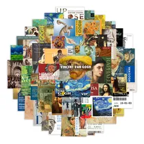 Comprar Adesivos De Desenhos Animados Para Pintura De Museus De Arte