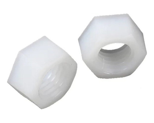 Tuercas 50 Piezas De Plástico Hexagonal