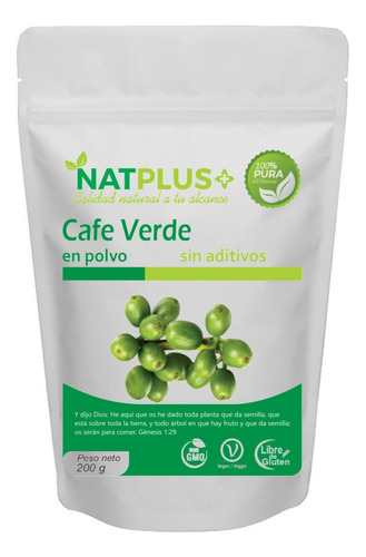 Cafe Verde En Polvo 200g