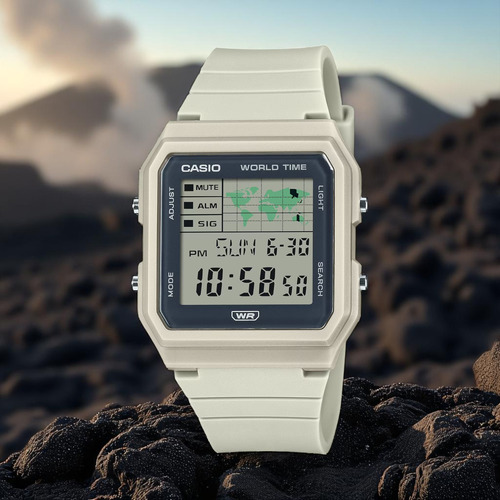 Reloj Casio Lf-30w-8acf Pop-blanco Blanco Blanco Negro