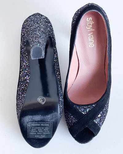 Sandalia/ Zapatos Taco Alto Sybil Vane Talle 38 Arg (Usado)
