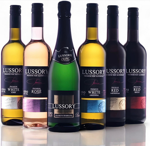 Vino Español Sin Alcohol 0.0% Premium Lussory Red Merlot