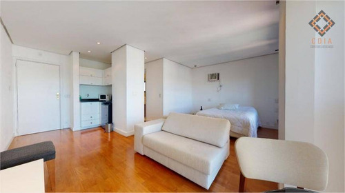Imagem 5 de 10 de Studio Para Compra Com 1 Quarto E 1 Vaga Localizado No Jardim Europa - St0086