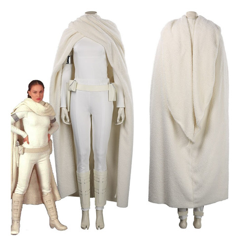 Disfraz De Cosplay De Padme Amidala Para Mujer Y Adulto