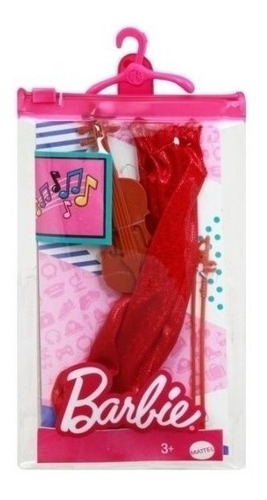 Imagem 2 de 3 de Barbie Roupas Acessórios Vestido Violinista Ms