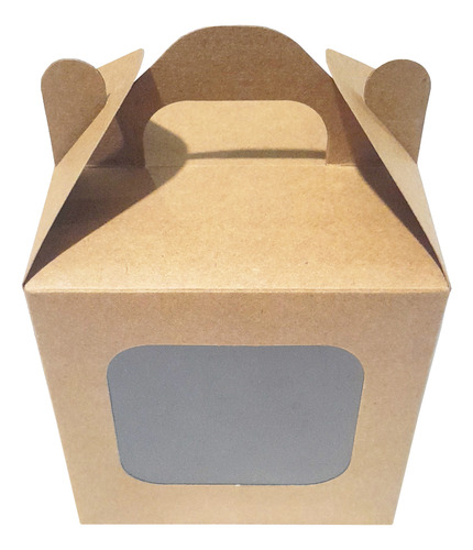 10 Caixa Para Panetone 250g Presente 12x12x12cm C/berço Kit