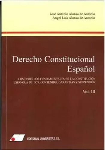 Derecho Constitucional Español (iii) -   - *