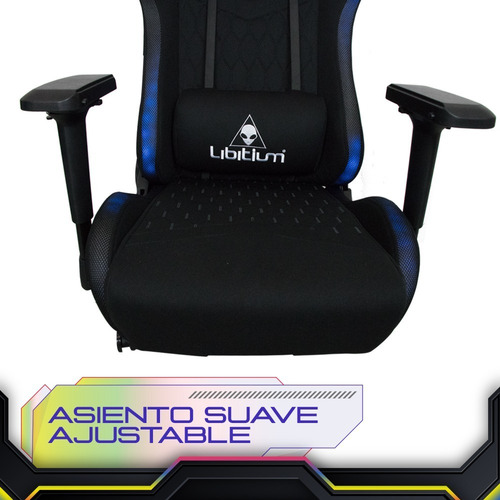 Imagen 6 de 6 de Silla Escritorio Gamer Gaming Rgb Ergonomica Reclinable Ms