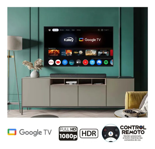 Tv Kalley 40 100.4 Cm 40g200 Fhd Led Smart Tv Google