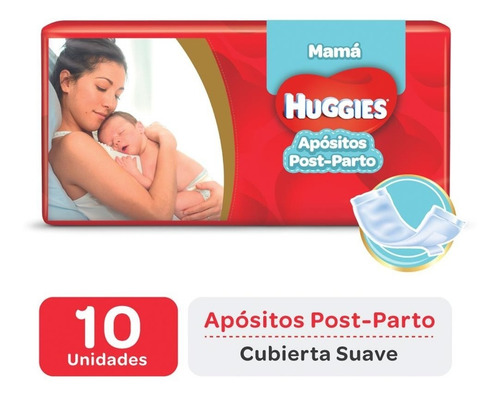 Toallitas Aposito Post Parto Maternidad Huggies X10 Uni