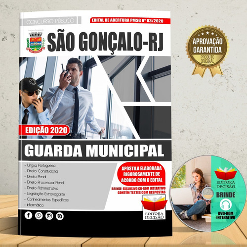 Apostila São Gonçalo Rj - Guarda Municipal 2020