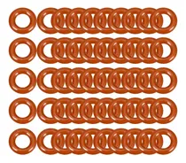 Comprar 50 Piezas Juntas Tóricas De Silicona Rojas De 0.472pulgadade