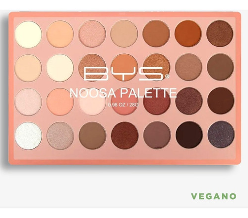 Paleta De Sombras 28 Tonos Nossa Bys