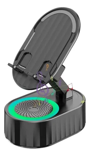 Alto-falante Bluetooth De Indução Sem Fio 3 Em 1, Suporte