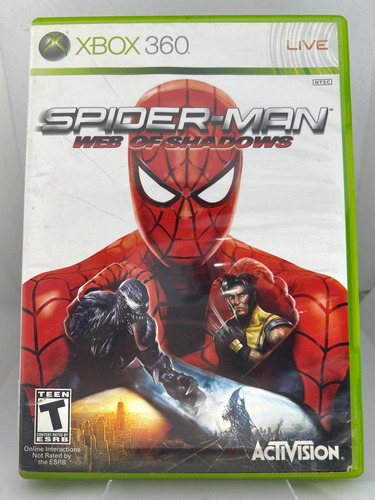 Jogo Spider-man Web Of Shadows Xbox 360 (Usado)