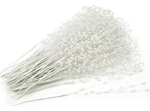 10 Tallos Perlas Spray Flores Novia Ramo De Alambre Boda