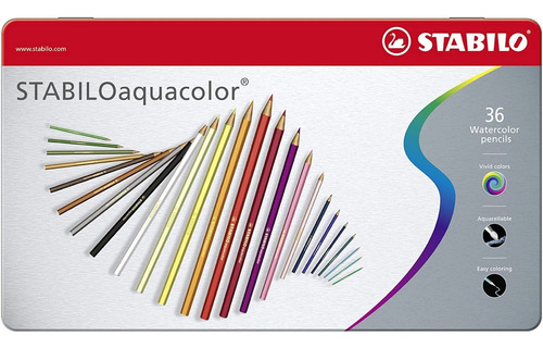 Lapices De Colores Para Acuarela Stabilo X36 Unidades