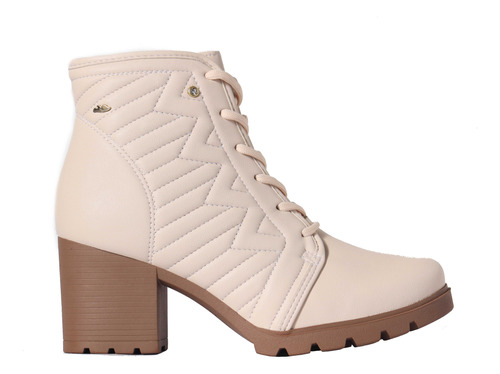 Bota Feminina Dakota G9602 Coturno Moda Cano Alto Tratorado